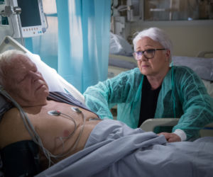 Prawo Agaty 7 sezon odc. 7.  Andrzej Przybysz (Marian Opania), Zosia (Ewa Borowik)