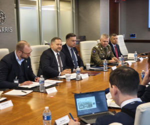 Konrad Gołota podczas wizyty w USA