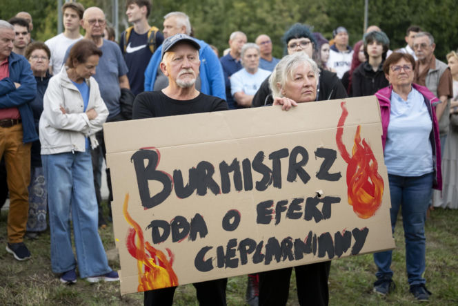 Protest w Piasecznie przeciwko Data Center