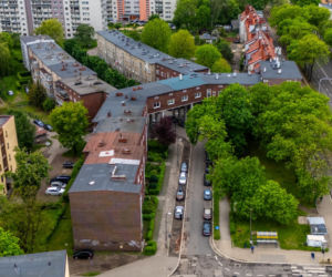 Plac Słowiański w Zabrzu - przedwojenna zabudowa
