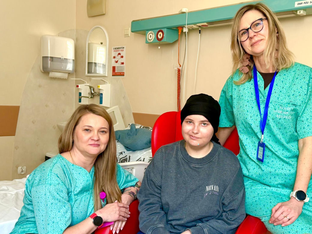 17-letnia Zuzanna zdaje maturę w szpitalu
