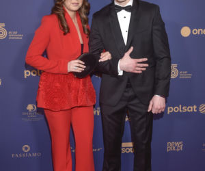 Krzyszof Diablo Włodarczyk z żoną