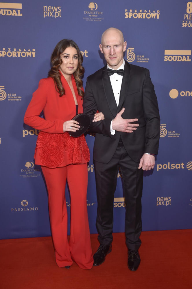 Krzyszof "Diablo" Włodarczyk z żoną