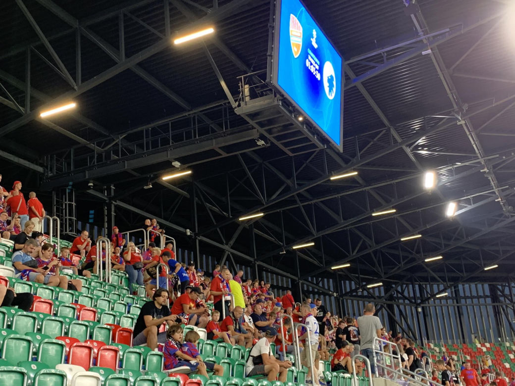 Świetna zabawa podczas meczu Raków Częstochowa - FC Kopenhaga 