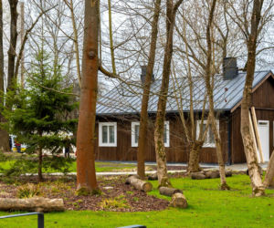 Domki fińskie na Polu Mokotowskim w Warszawie