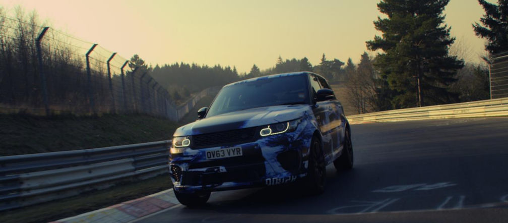 Range Rover Sport SVR na torze Nurburgring