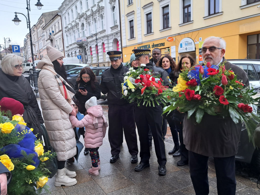 Rocznica wybuchu wojny w Ukrainie - uroczystości w Tarnowie