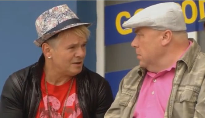 Ranczo 8 sezon odc. 94. Pietrek (Piotr Pręgowski), Hadziuk (Bogdan Kalus)