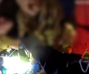 63‑latek tonął, policjant skoczył do wody