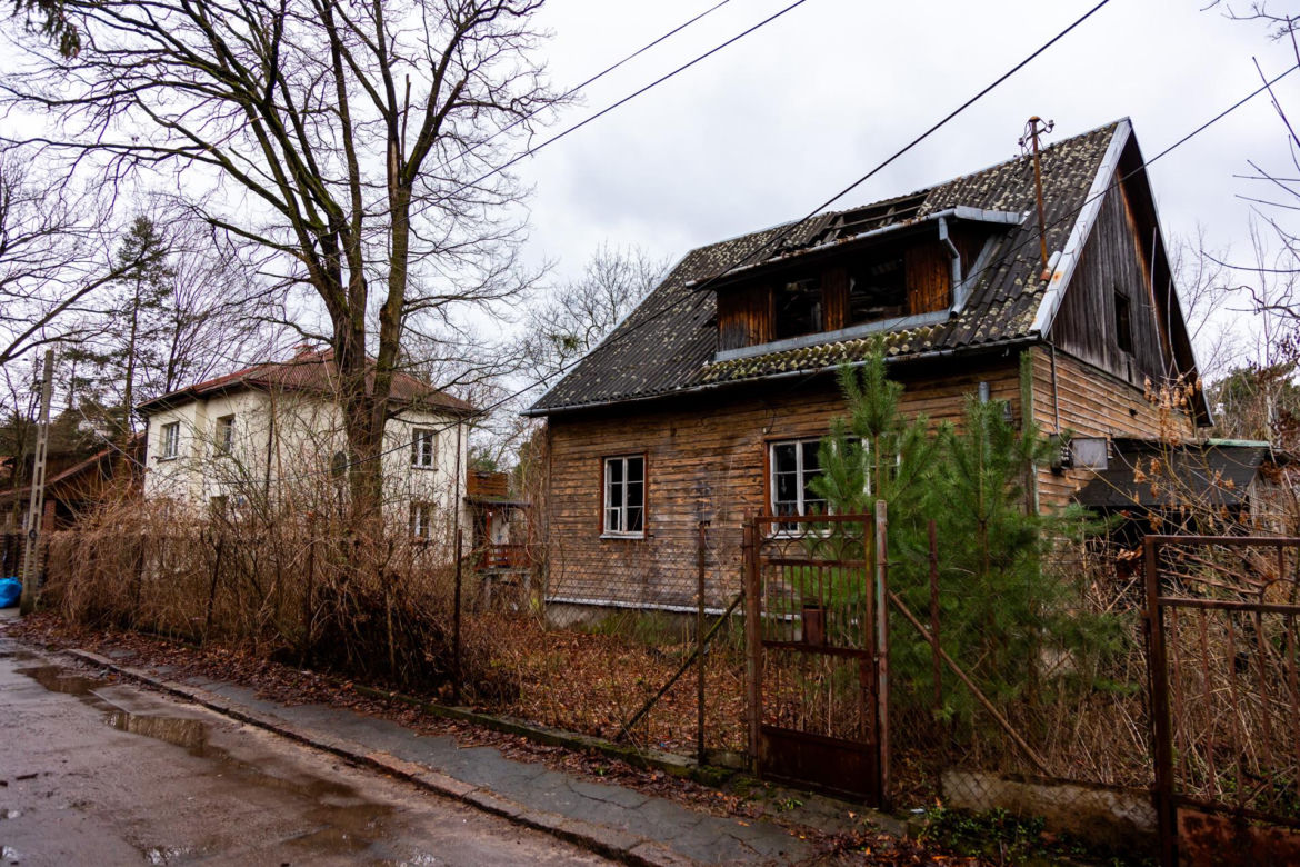 Boernerowo w Warszawie - zdjęcia drewnianego osiedla, miasta-ogrodu