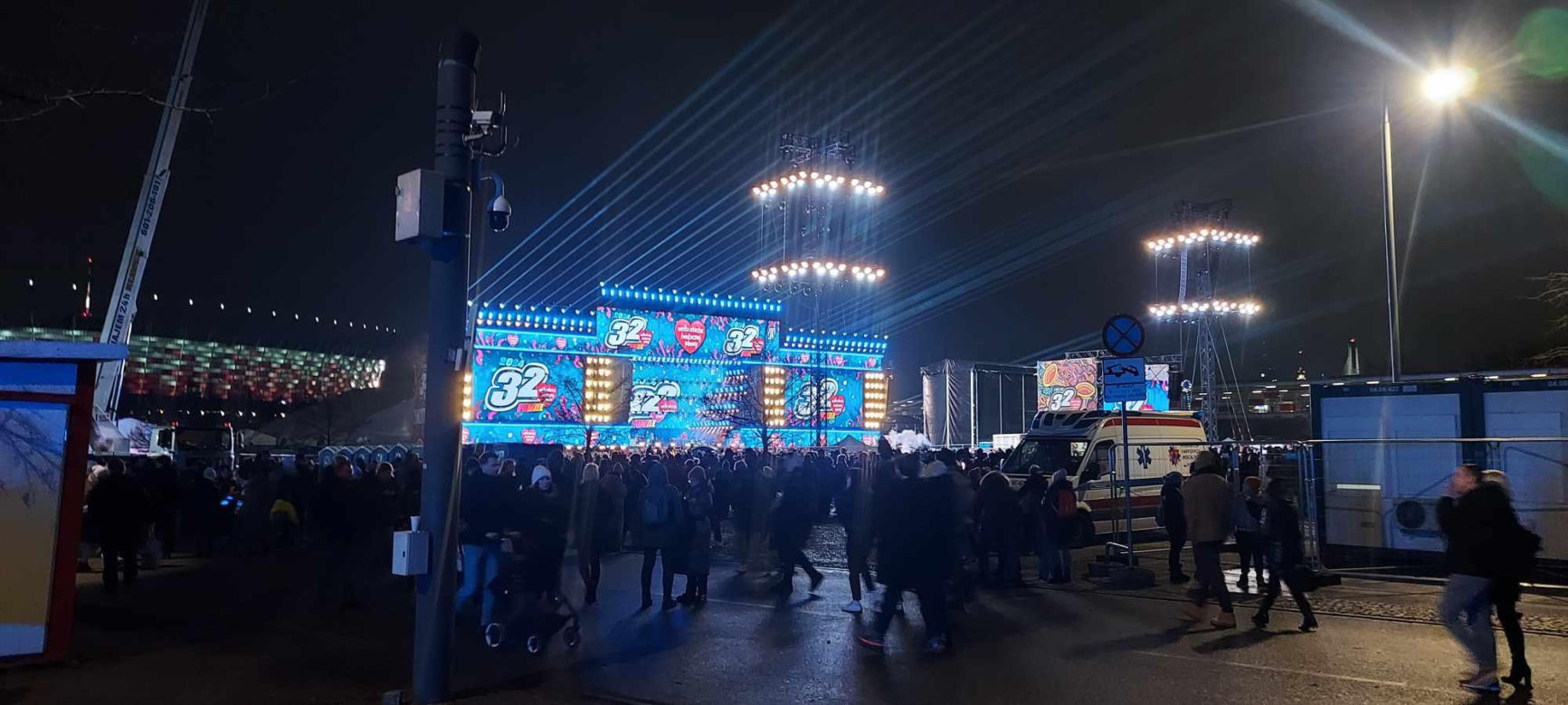 Miasteczko WOŚP pod Stadionem Narodowym 