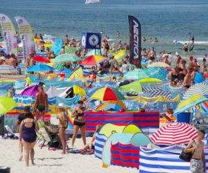 Parawany na plaży