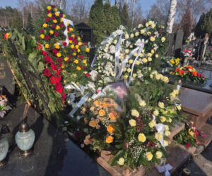 Grób tragicznie zmarłego strażnika miejskiego