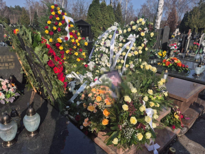 Grób tragicznie zmarłego strażnika miejskiego