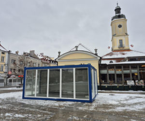 Ozdoby świąteczne oraz jarmark w Białymstoku