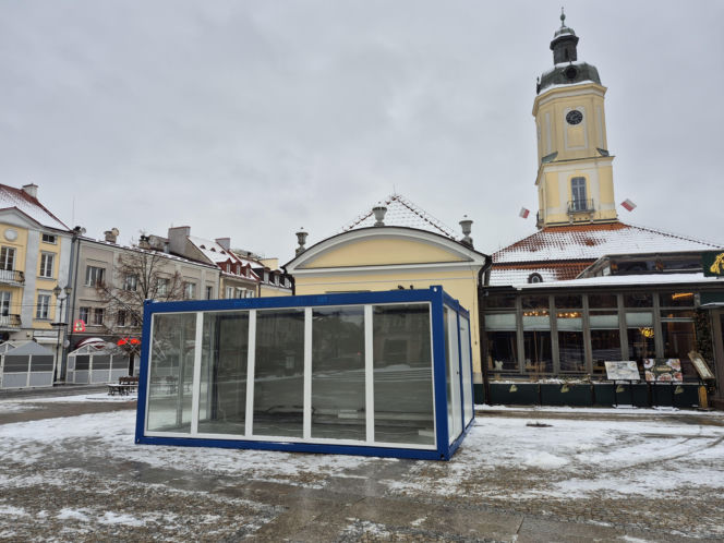 Ozdoby świąteczne oraz jarmark w Białymstoku