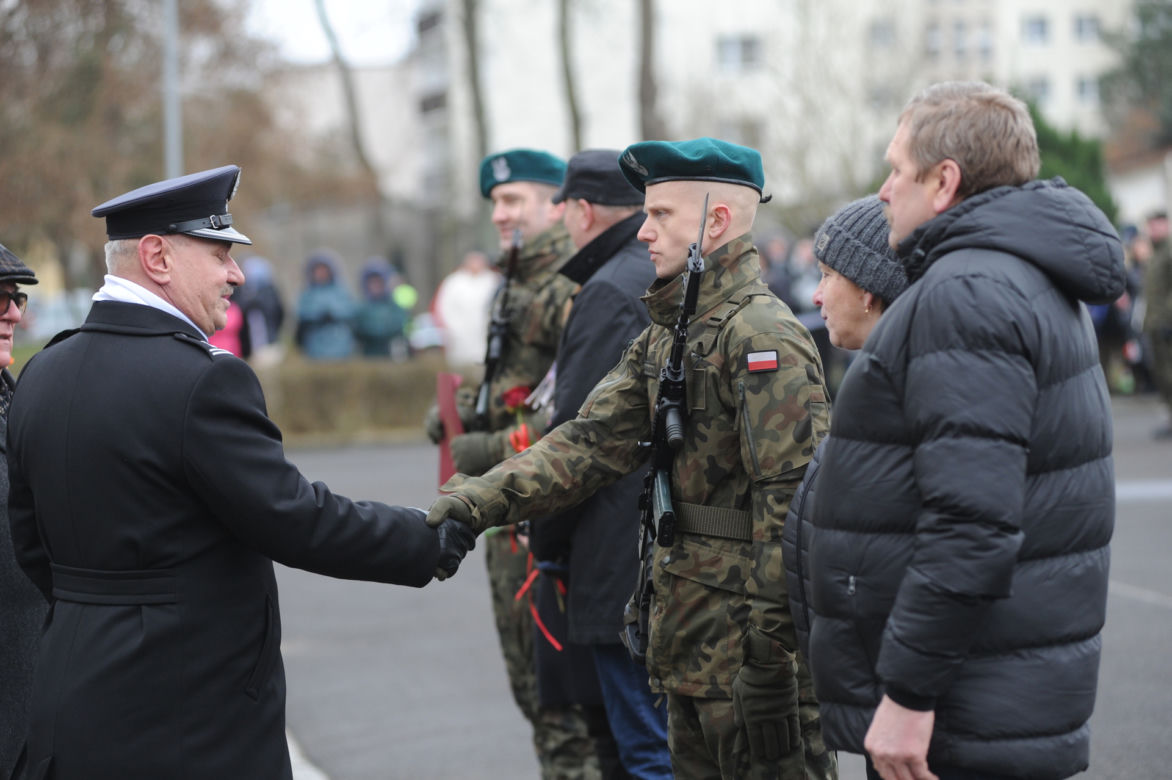 Ochotnicy złożyli przysięgę wojskową