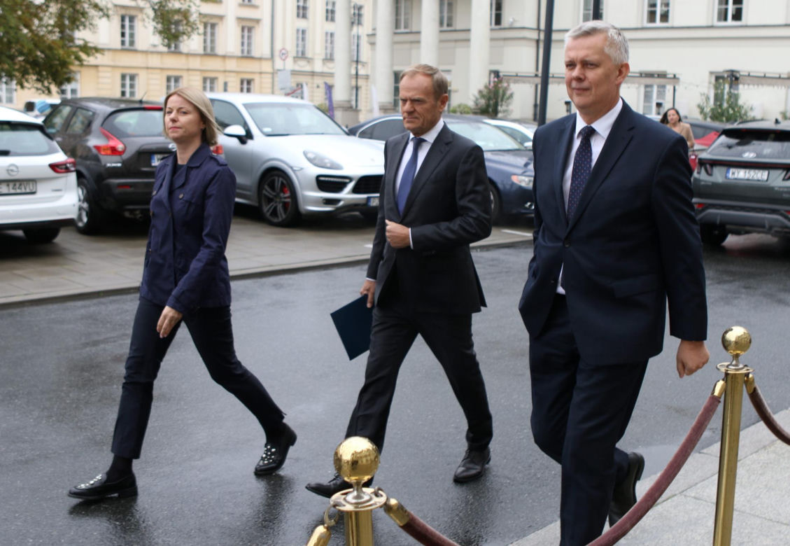 Siemoniak na męskim wypadzie z synem