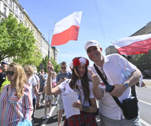Warszawa.  Marsz Konstytucji 3 Maja