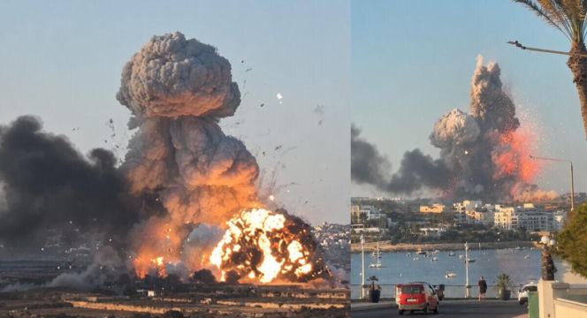 Gigantyczny wybuch w turystycznym raju. Myślałem, że jesteśmy bombardowani