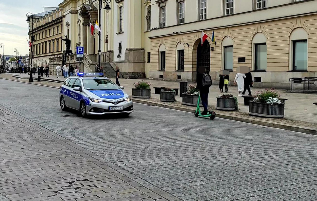 Gigantyczna akcja policji w cetrum Warszawy