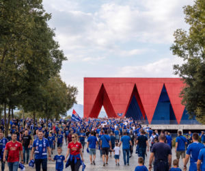 Konkursowa propozycja stadionu Dinama Zagrzeb autorstwa pracowni P2PA i LAN