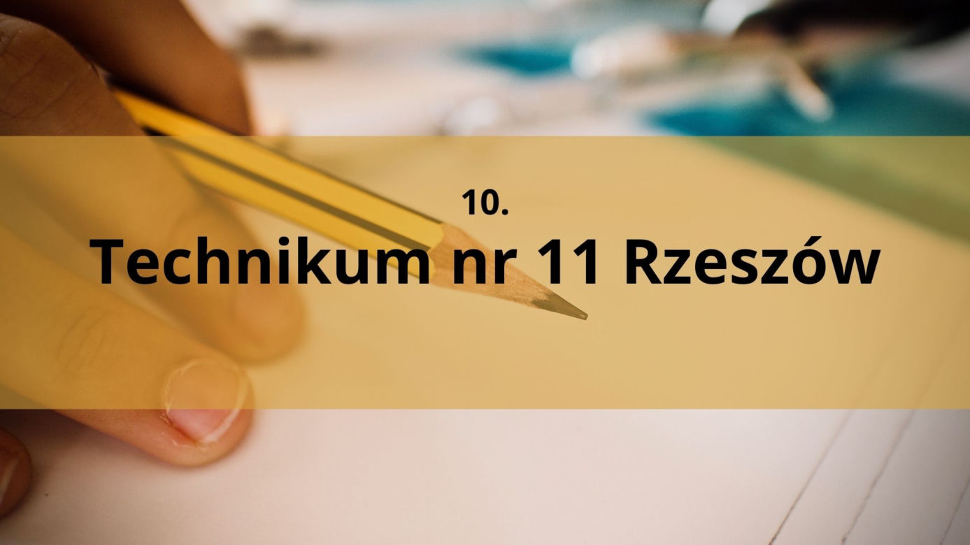 Miejsce 886 w Polsce Technikum nr 11 Rzeszów