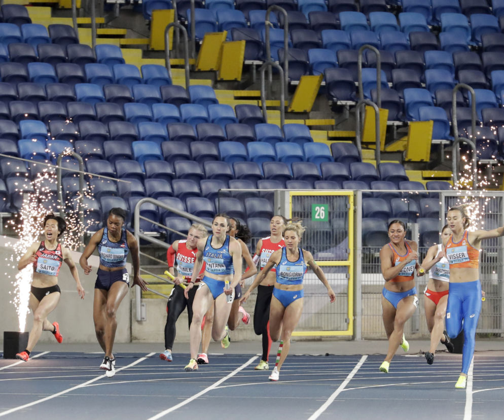 Zawody lekkoatletyczne w Chorzowie