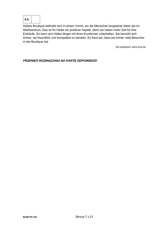 Matura 2024 niemiecki. Nowa formuła