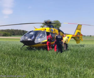 Groźny wypadek pod Łodzią. Mężczyzna przygnieciony przez quada w ciężkim stanie
