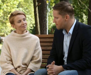 Barwy szczęścia odc. 1404. Marcel (Kamil Maćkowiak), Marta Walawska (Katarzyna Zielińska)