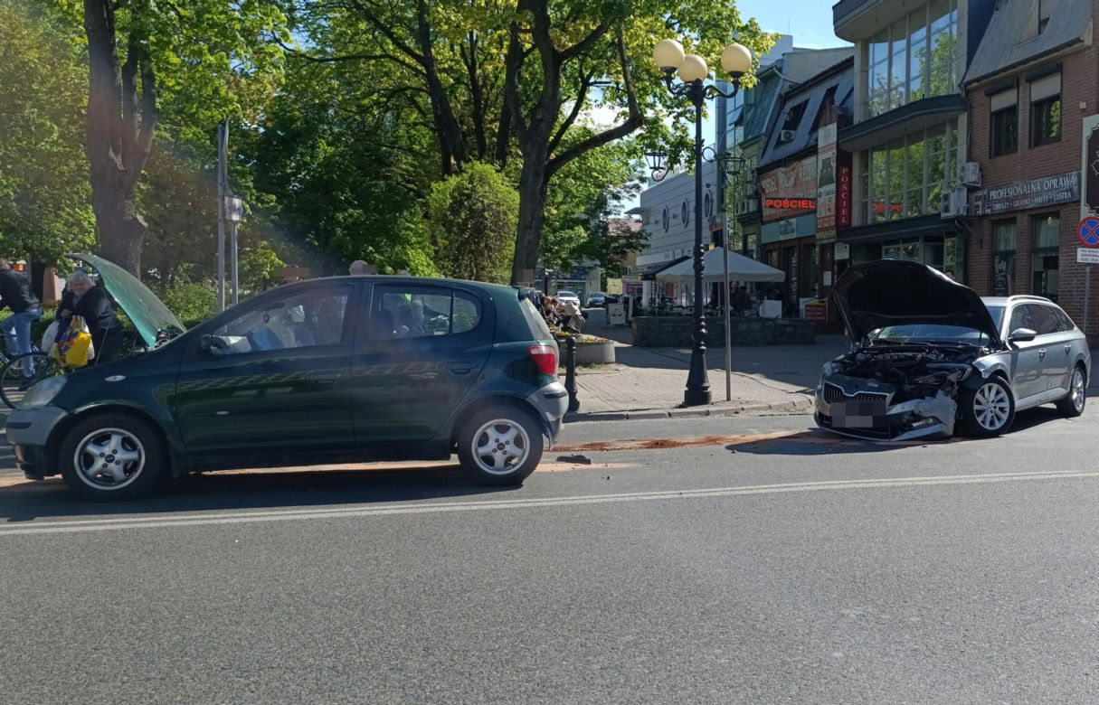 Wypadek samochodowy w Siedlcach
