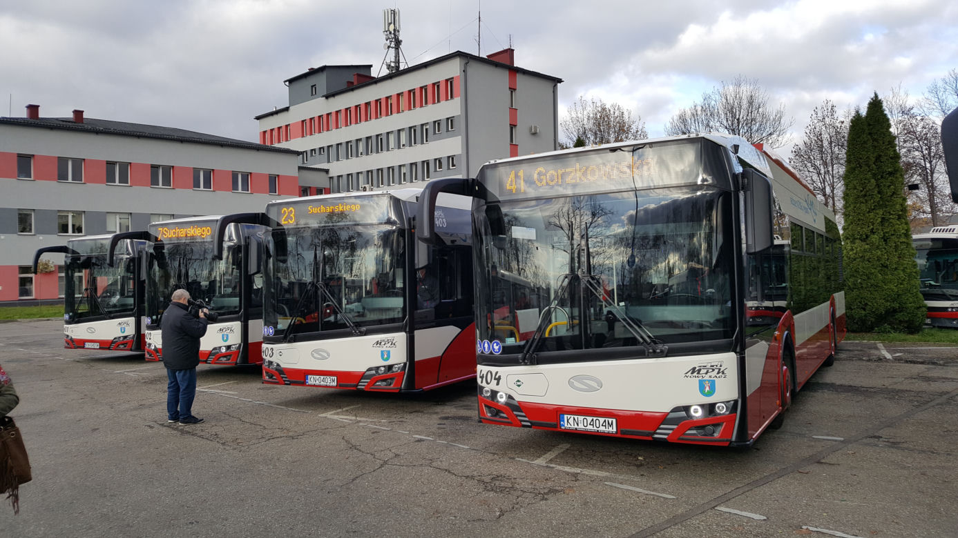 Prezentacja autobusów na gaz