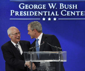 Bush, Biden i Harris wzięli udział w pogrzebie b. wiceprezydenta Dicka Cheneya