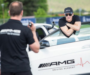 Robert Lewandowski na AMG Driving Academy