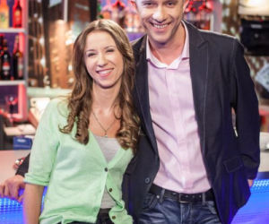 Pierwsza miłość. Artur (Łukasz Płoszajski), Beata (Katarzyna Ankudowicz)