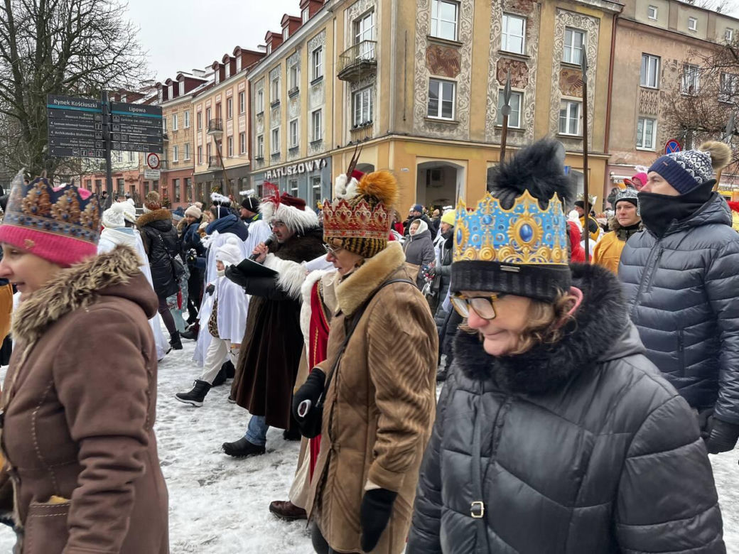 Orszak Trzech Króli 2025 na ulicach Białegostoku