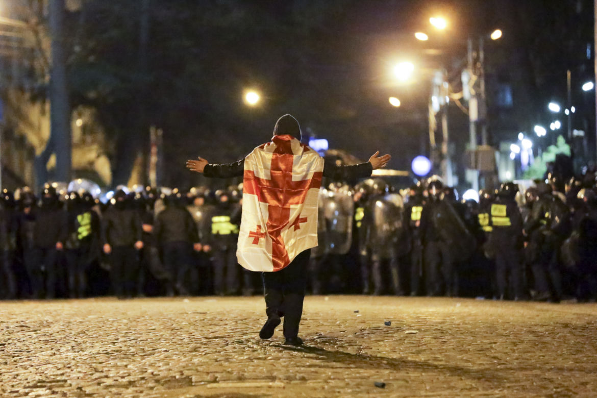 Protesty w Gruzji