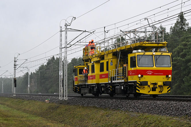 Nagłe zatrzymanie pociągu pod Puławami. Mamy zdjęcia!