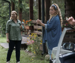 Przyjaciółki, odcinek 186, Anka (Magdalena Stużyńska), Patrycja (Joanna Liszowska)