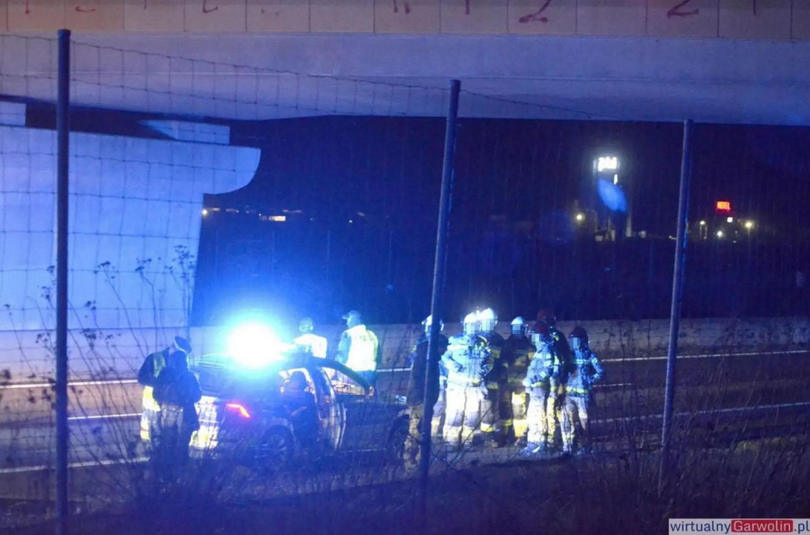 Śmiertelne potrącenie na S17 w kierunku Warszawy