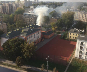Kłęby dymu na Woli