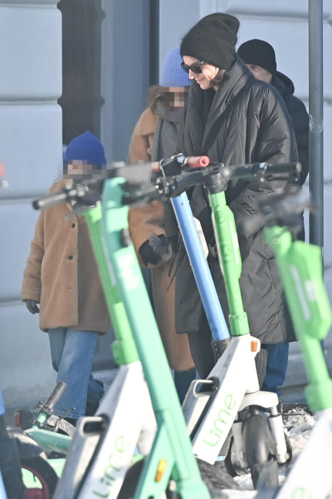 Marek Kondrat z żoną i córką w Warszawie