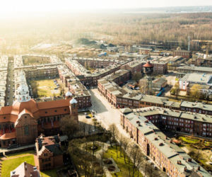 Nikiszowiec z drona