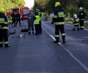 Wypadek na DK 25 pod Bydgoszczą! Droga jest całkowicie zablokowana [ZDJĘCIA]