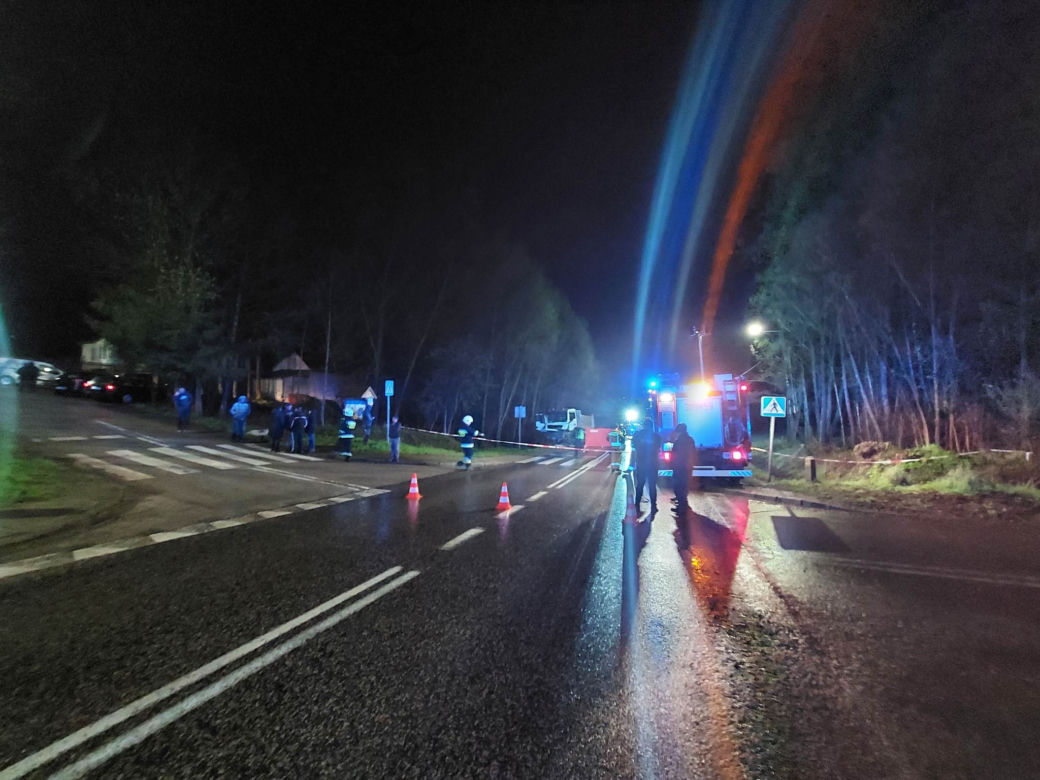 Tragiczny wypadek w Starej Słupi. Nie żyją cztery osoby