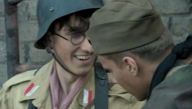 Czas honoru Powstanie 7 sezon odc. 5. Apacz (Maciej Musiał), Mickiewicz (Paweł Janyst)