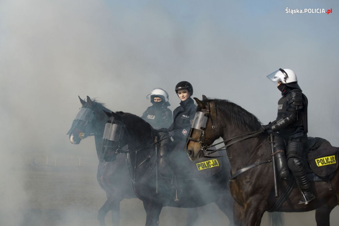 Miss Polski z Katowic wstąpiła na jeden dzień do policji. Anna Maria-Jaromin wzięła udział w teście sprawnościowym