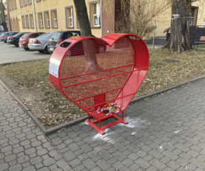 Serce na zakrętki przy SP 3 