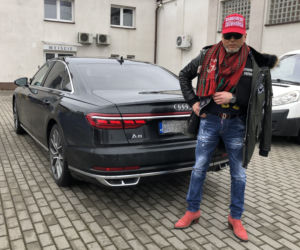 Krzysztof Rutkowski jeździ limuzyną Audi A8